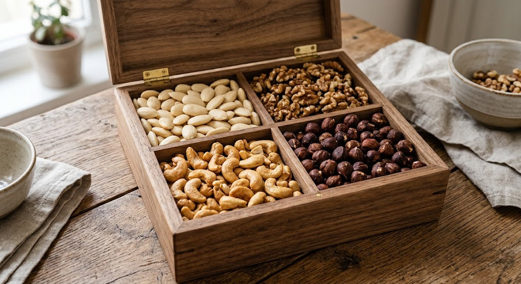 BOX DI FRUTTA SECCA MISTA(1kg,2kg,3kg,5kg,8kg)